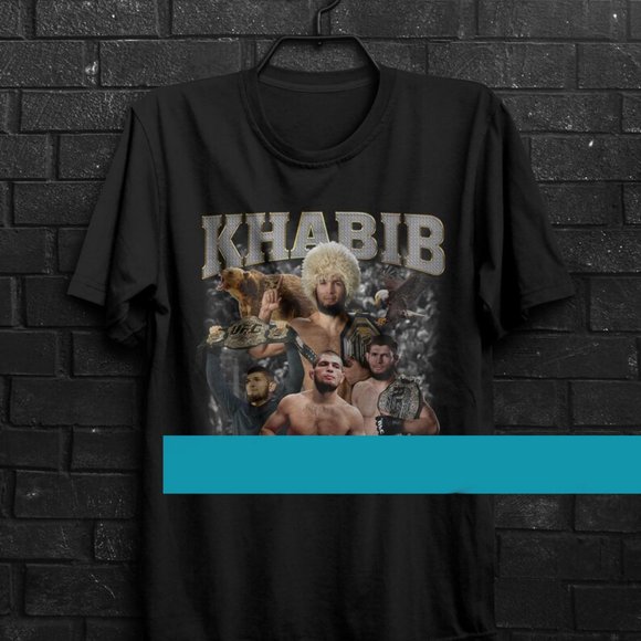 Khabib Vintage Khabib Nurmagomedov Khabib Khabib Bootleg Vintage MMA shirt tee - Picture 1 of 2